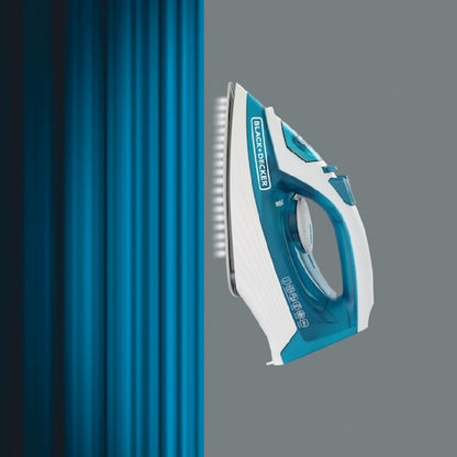 Black+Decker X1575-B5 Steam Iron with Nonstick Soleplate, 1600 W